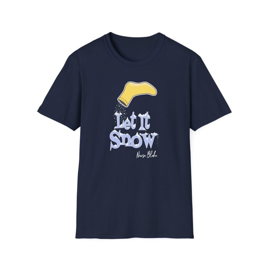 Nurse Let It Snow Unisex Softstyle T-shirt