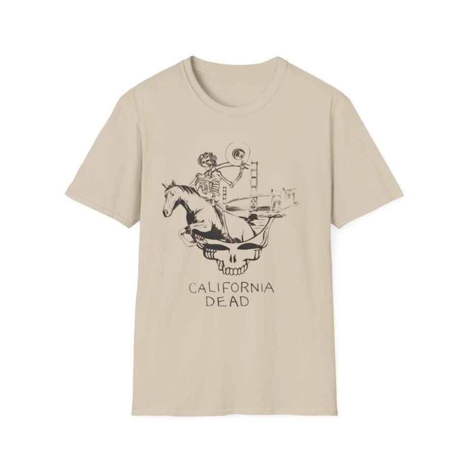 California United States of Dead Unisex Softstyle T-shirt