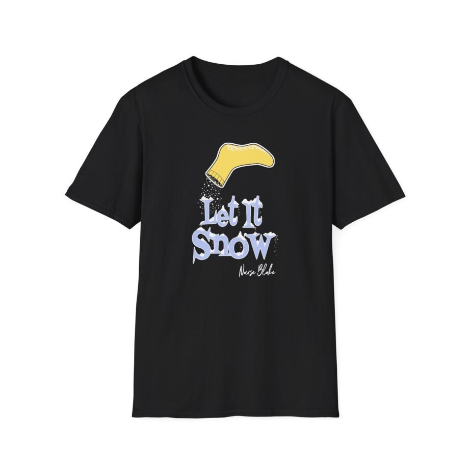 Nurse Let It Snow Unisex Softstyle T-shirt