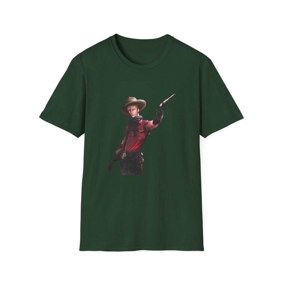 Machine Gun Kelly Outlaw Rodeohouston Unisex Softstyle T-shirt
