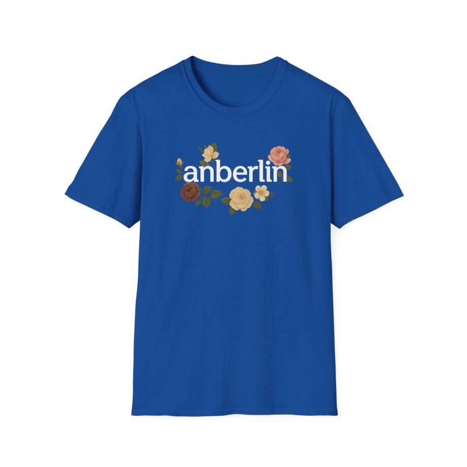 Anberlin Floral Unisex Softstyle T-shirt