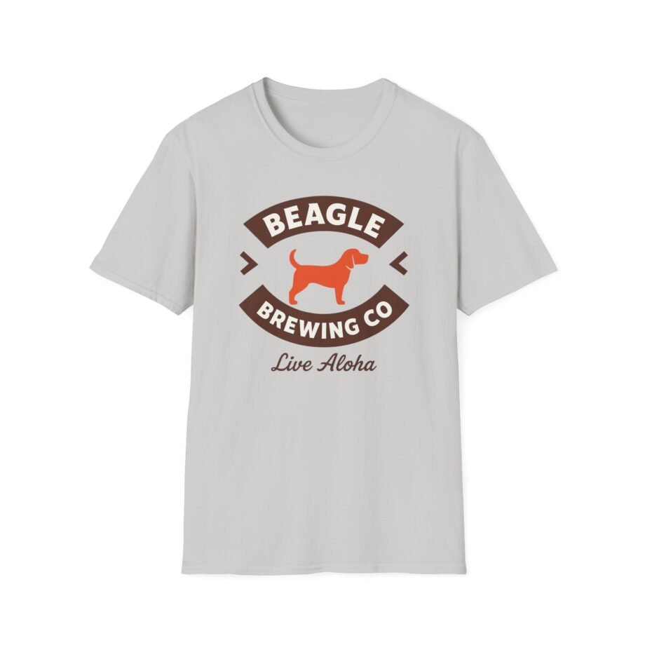 Beagle Aloha Brewing Unisex Softstyle T-Shirt