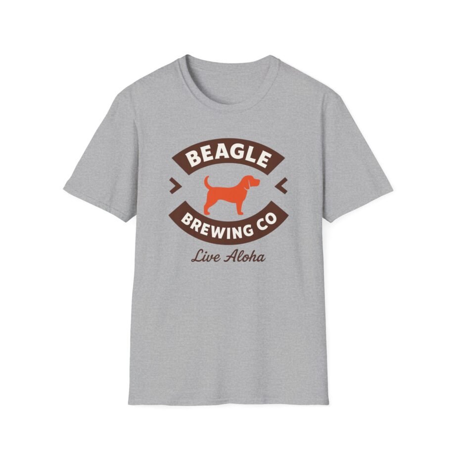 Beagle Aloha Brewing Unisex Softstyle T-Shirt