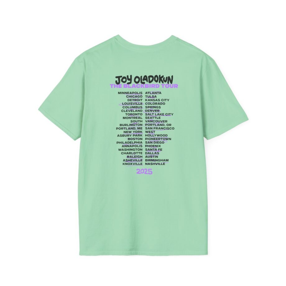 Joy Oladokun Black Bird Tour Unisex Softstyle T-shirt