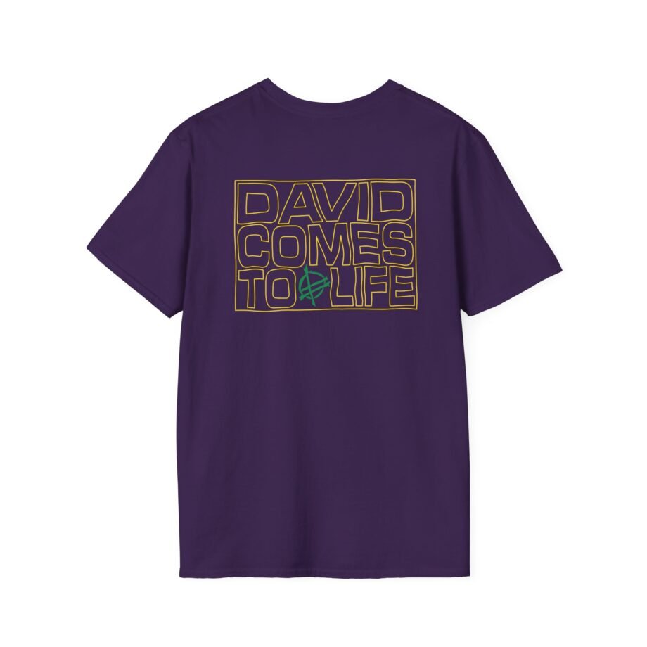 Fucked Up David Comes to Life Unisex Soft-style T-shirt