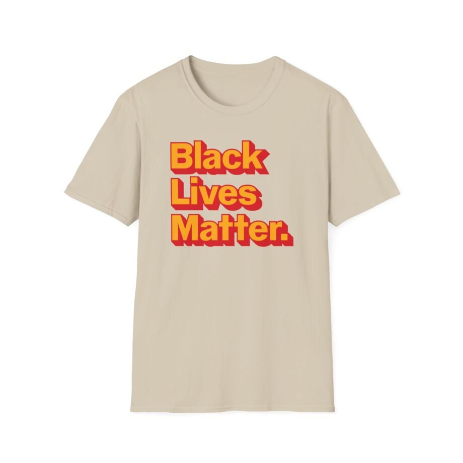 Black Lives Matter Blm Graphic Logo Unisex Softstyle T-shirt