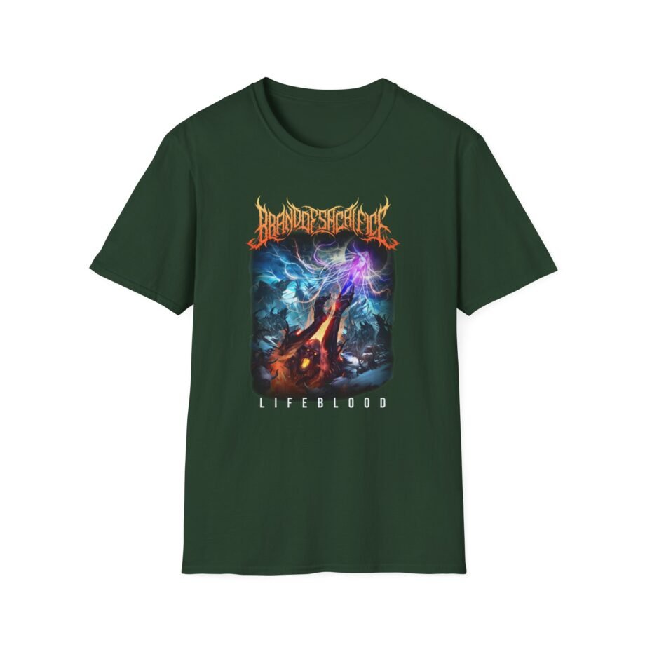 Brand of Sacrifice Lifeblood Album Unisex Softstyle T-shirt