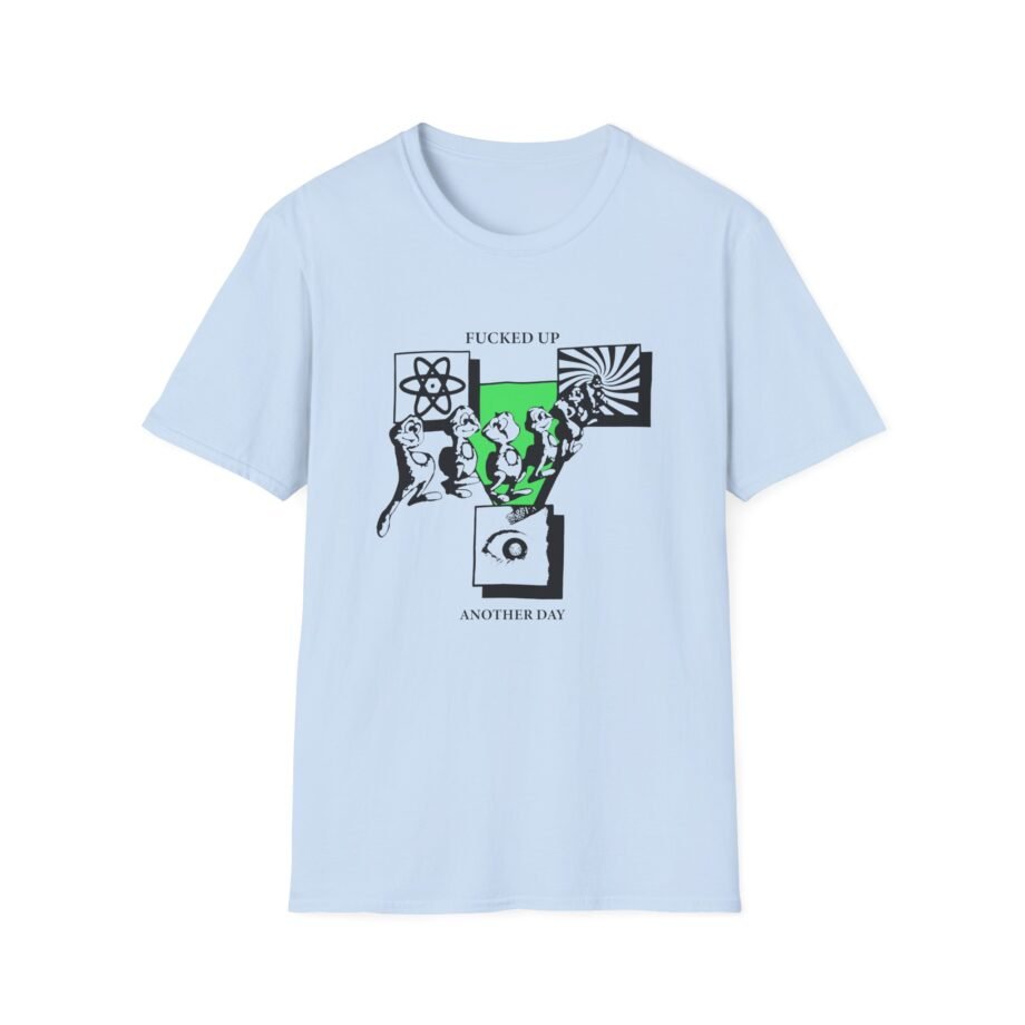 Fucked Up Another Day Lemmings Unisex Soft-style T-shirt