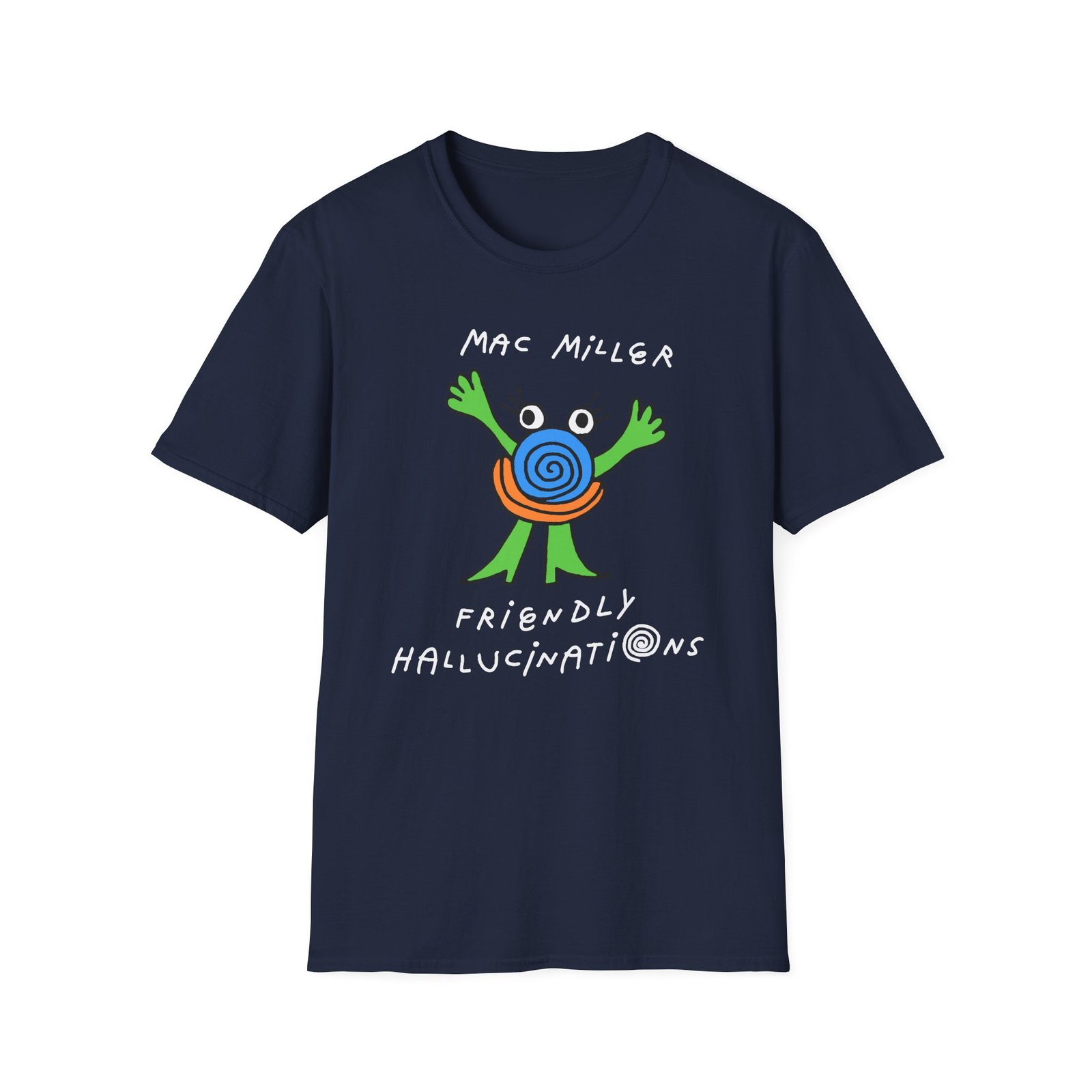 Mac Miller Friendly Hallucinations Unisex Softstyle T-shirt