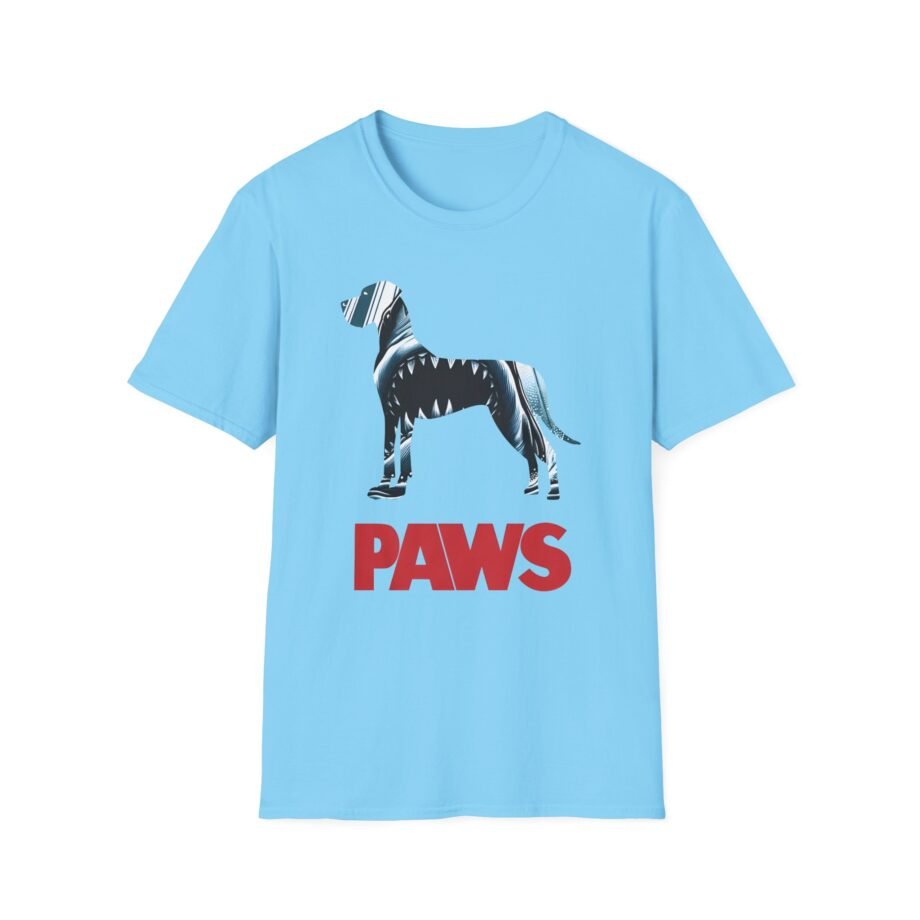 Great Dane Floppy Ears Paws Unisex Softstyle T-shirt