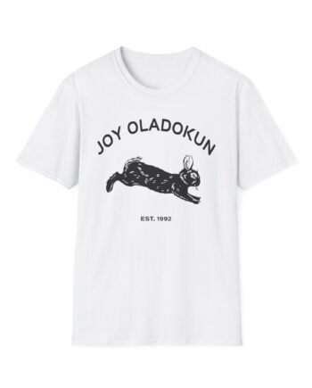 Joy Oladokun Burnt Orange Hare Unisex Softstyle T-shirt