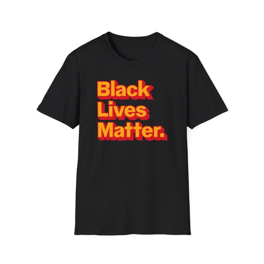 Black Lives Matter Blm Graphic Logo Unisex Softstyle T-shirt