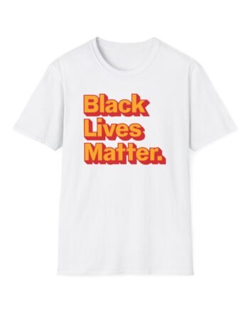 Black Lives Matter Blm Graphic Logo Unisex Softstyle T-shirt