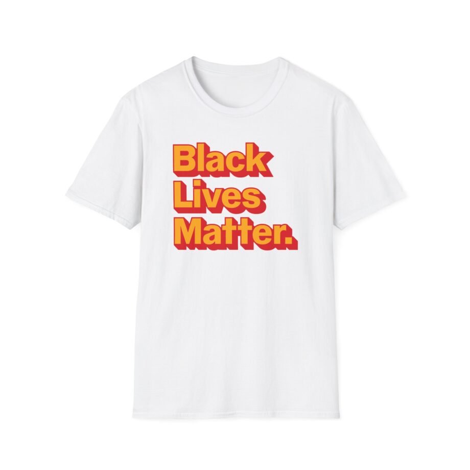 Black Lives Matter Blm Graphic Logo Unisex Softstyle T-shirt