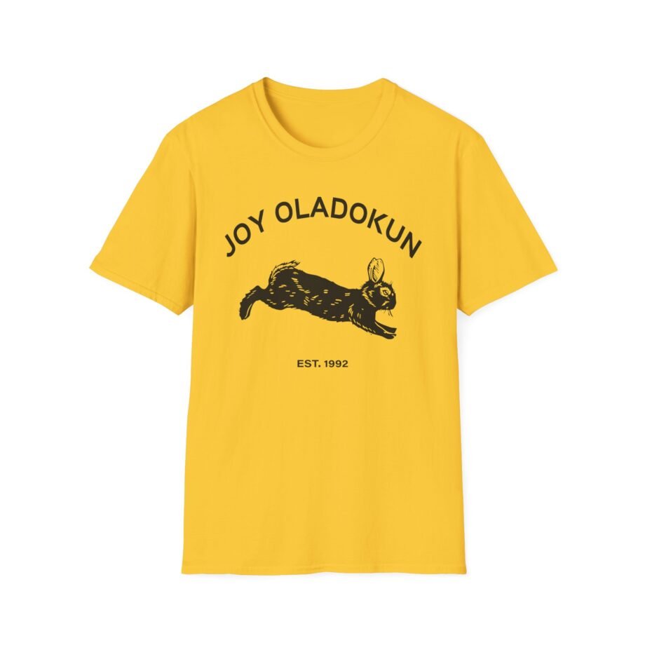Joy Oladokun Burnt Orange Hare Unisex Softstyle T-shirt