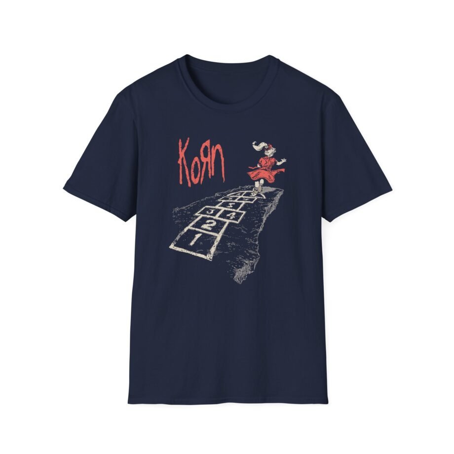 Korn Follow Hopscotch Unisex Softstyle T-shirt