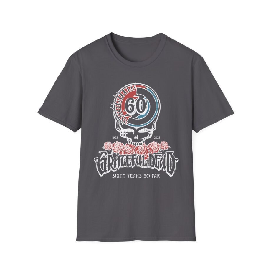 Grateful Dead 60th Anniversary Logo Unisex Softstyle T-shirt