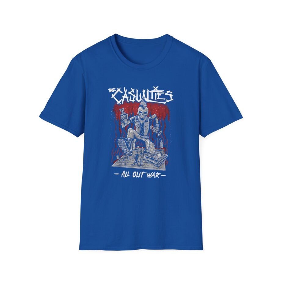 Casualties All Out War Unisex Softstyle T-shirt