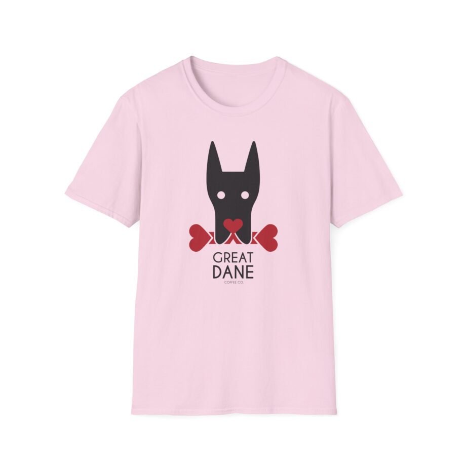 Great Dane Love Unisex Softstyle T-shirt