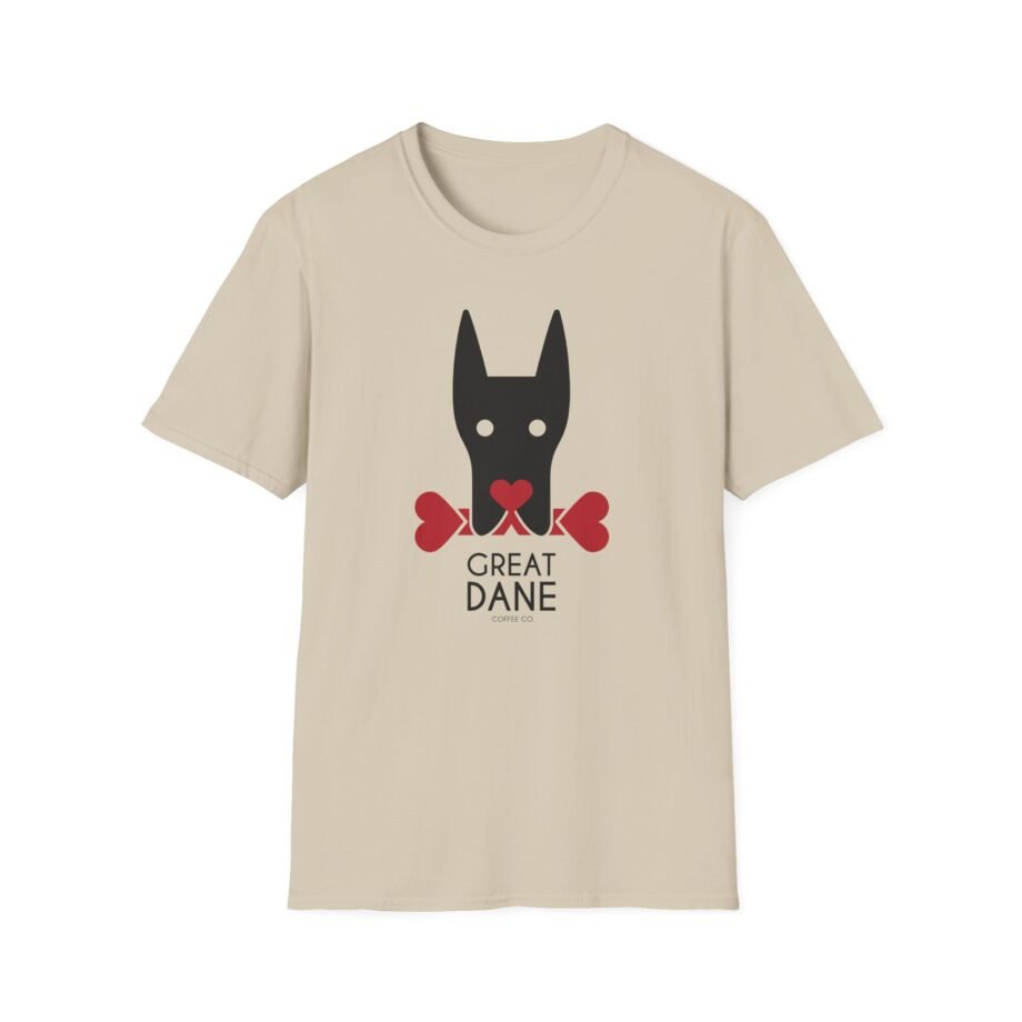 Great Dane Love Unisex Softstyle T-shirt