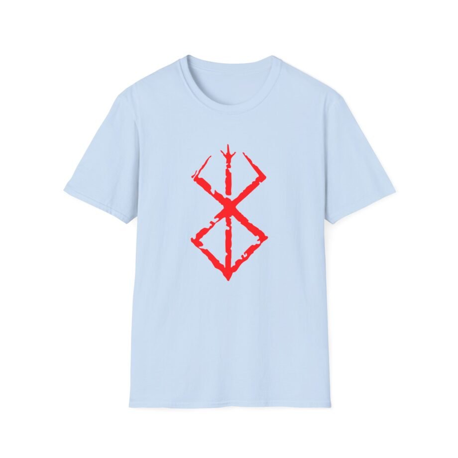 Berserk Brand of Sacrifice Red Acid Unisex Softstyle T-shirt