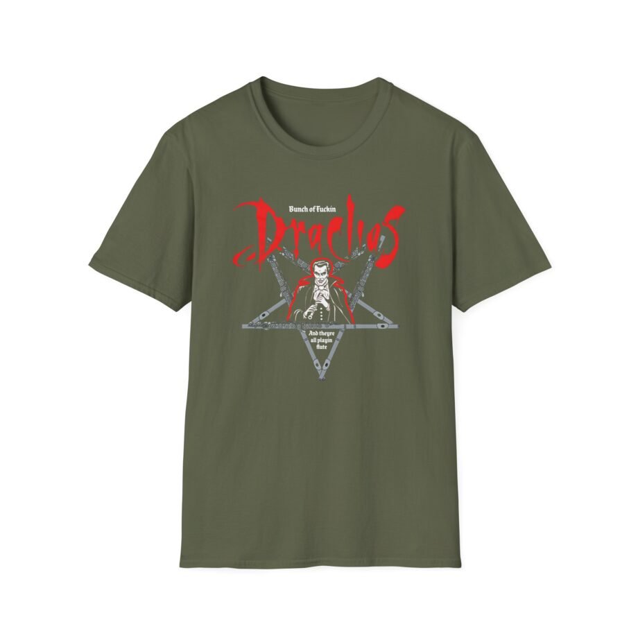 Tom Cardy Draculas Unisex Softstyle T-shirt