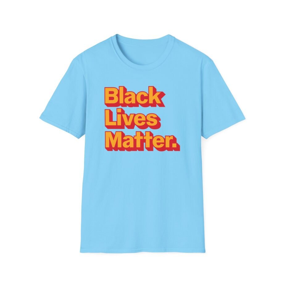 Black Lives Matter Blm Graphic Logo Unisex Softstyle T-shirt
