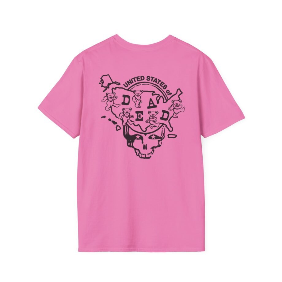California United States of Dead Unisex Softstyle T-shirt