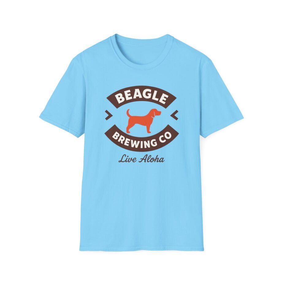 Beagle Aloha Brewing Unisex Softstyle T-Shirt