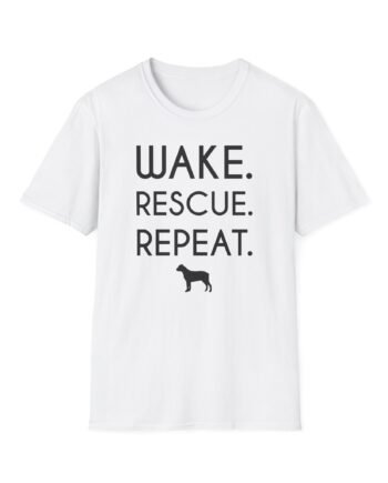 Cane Corso Wake, Rescue, Repeat Unisex Softstyle T-shirt