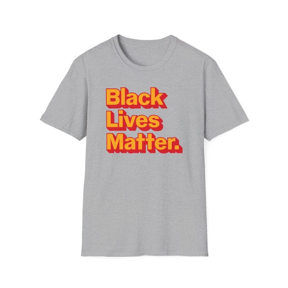 Black Lives Matter Blm Graphic Logo Unisex Softstyle T-shirt