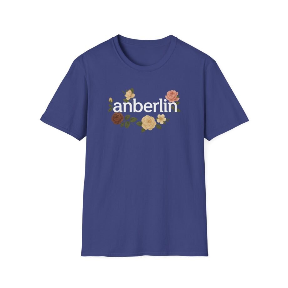 Anberlin Floral Unisex Softstyle T-shirt