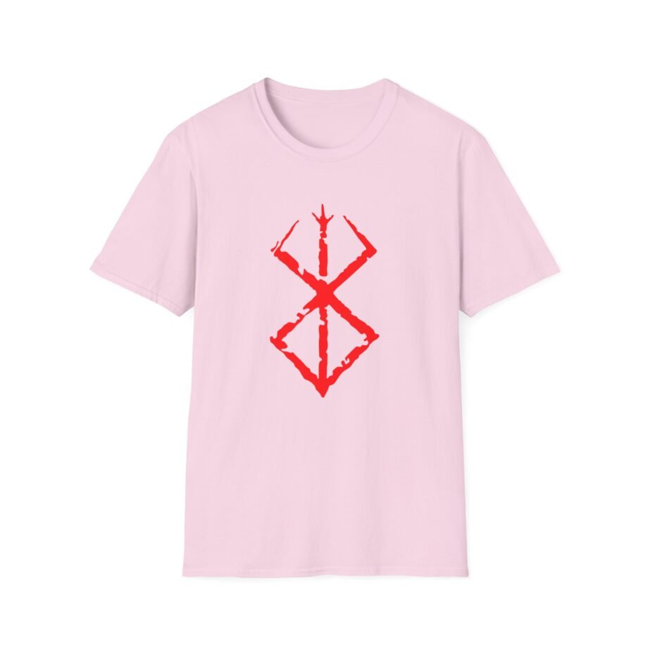 Berserk Brand of Sacrifice Red Acid Unisex Softstyle T-shirt
