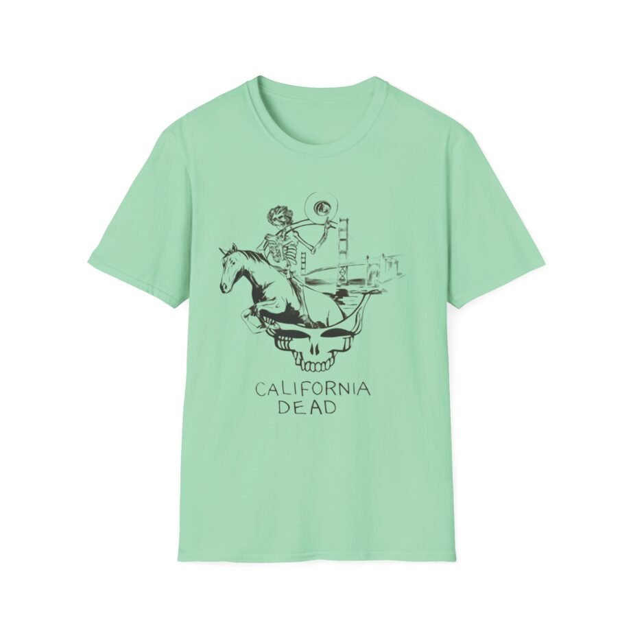 California United States of Dead Unisex Softstyle T-shirt