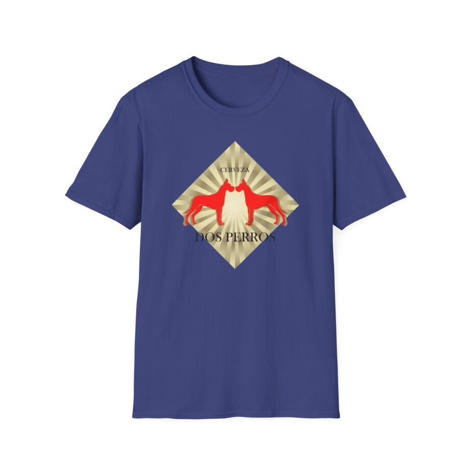 Great Dane Dos Perros Unisex Softstyle T-shirt