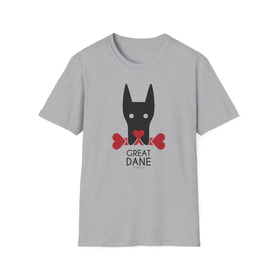 Great Dane Love Unisex Softstyle T-shirt