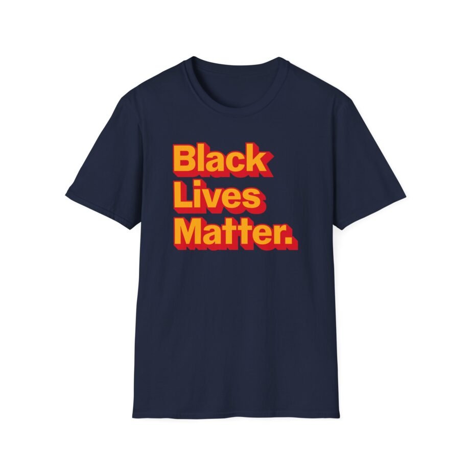 Black Lives Matter Blm Graphic Logo Unisex Softstyle T-shirt