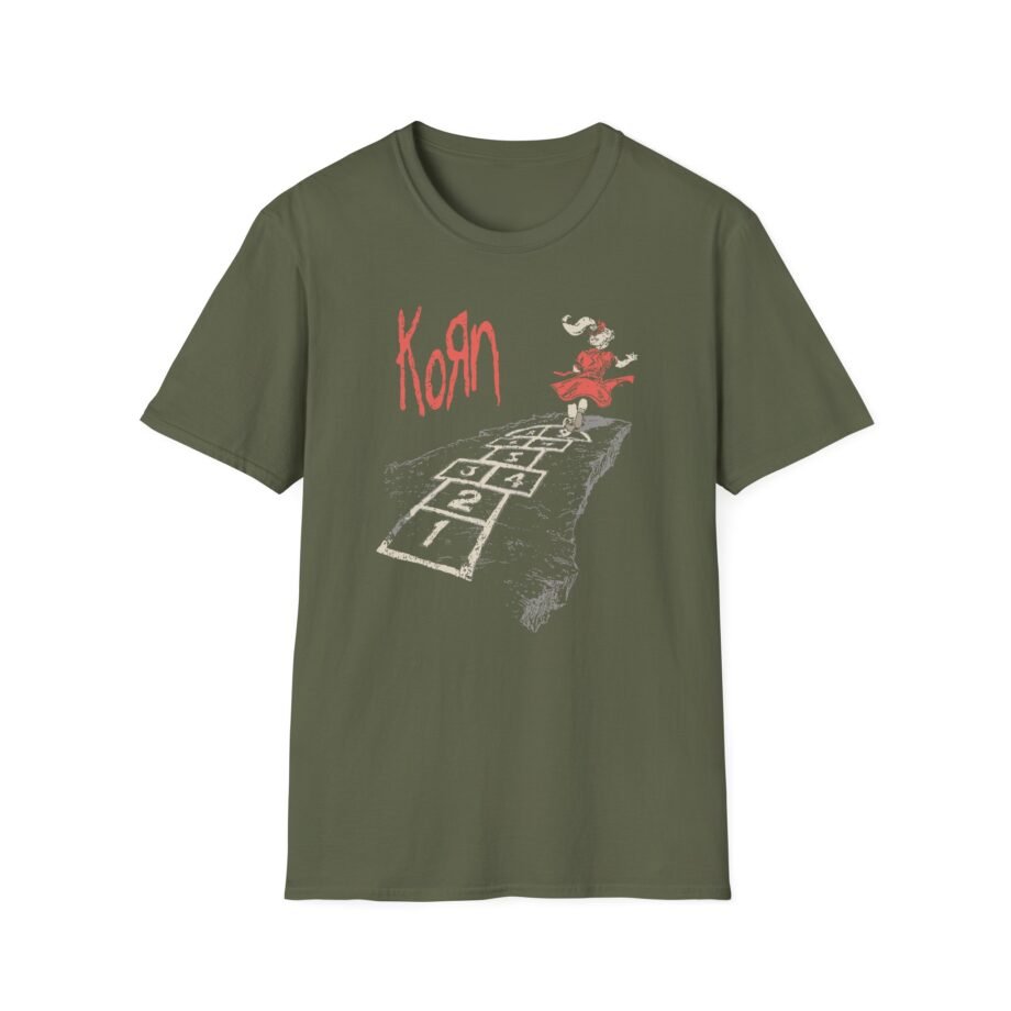 Korn Follow Hopscotch Unisex Softstyle T-shirt
