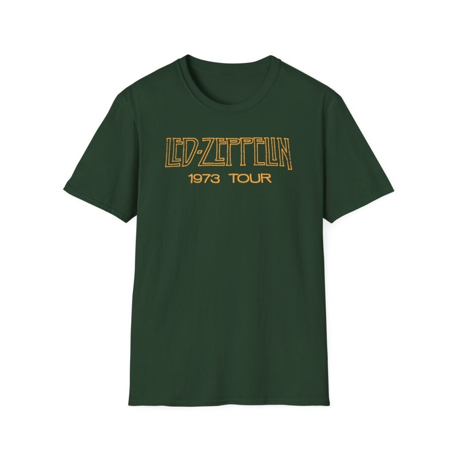 1973 Led Zeppelin Showco Tour Unisex Softstyle T-shirt