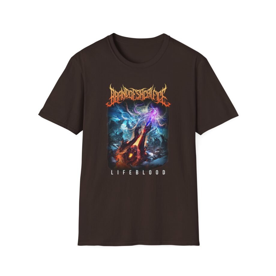 Brand of Sacrifice Lifeblood Album Unisex Softstyle T-shirt
