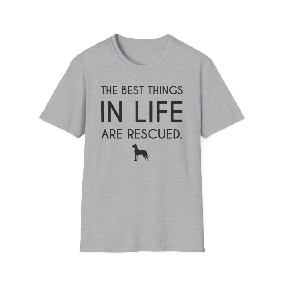 Great Dane Best Things in Life Unisex Softstyle T-shirt