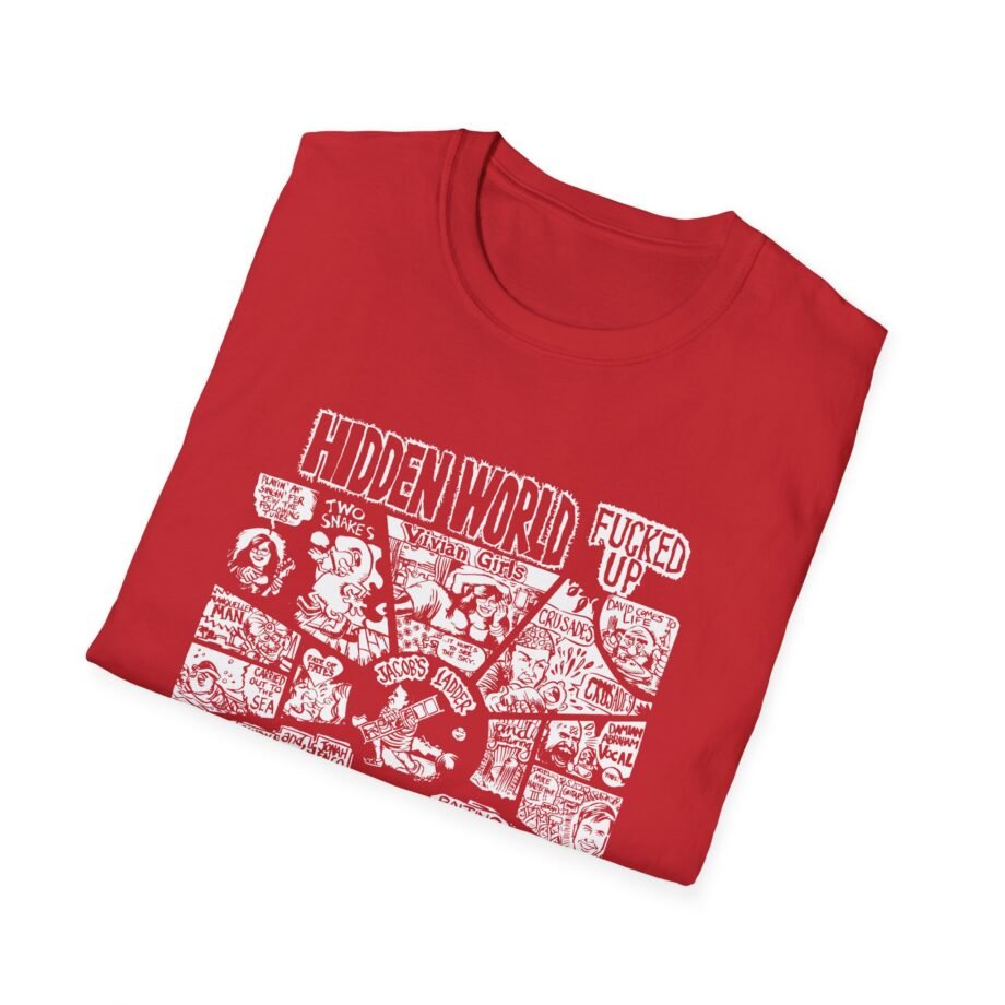 Fucked Up Hidden World Unisex Soft-style T-shirt