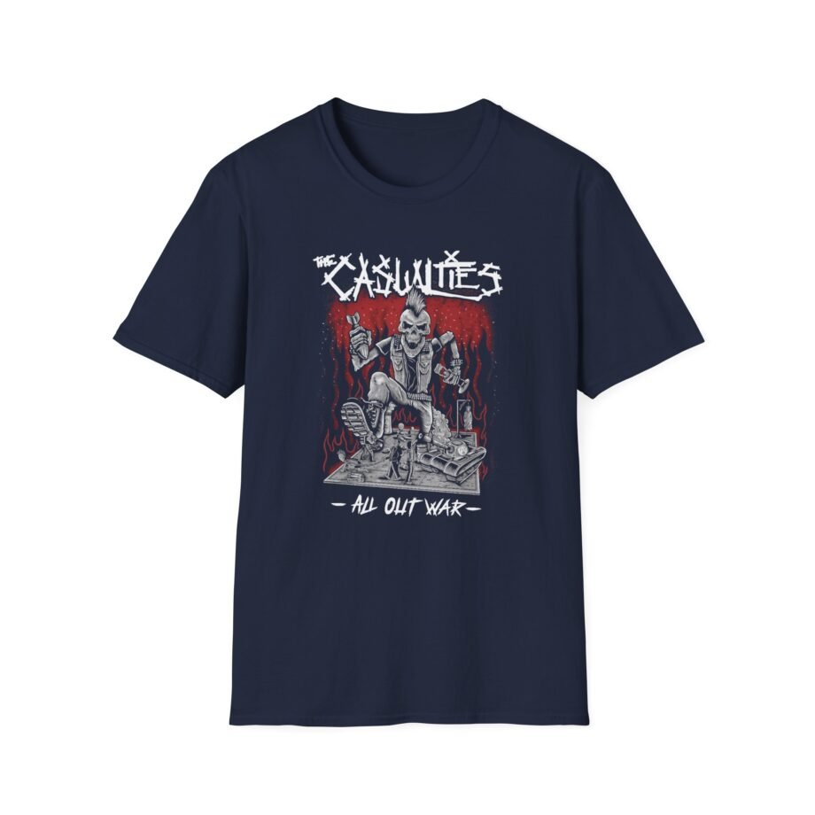 Casualties All Out War Unisex Softstyle T-shirt