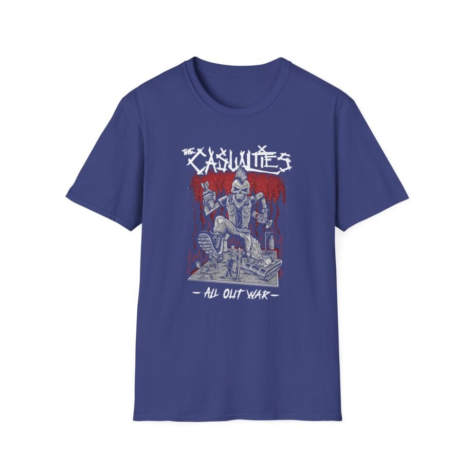 Casualties All Out War Unisex Softstyle T-shirt