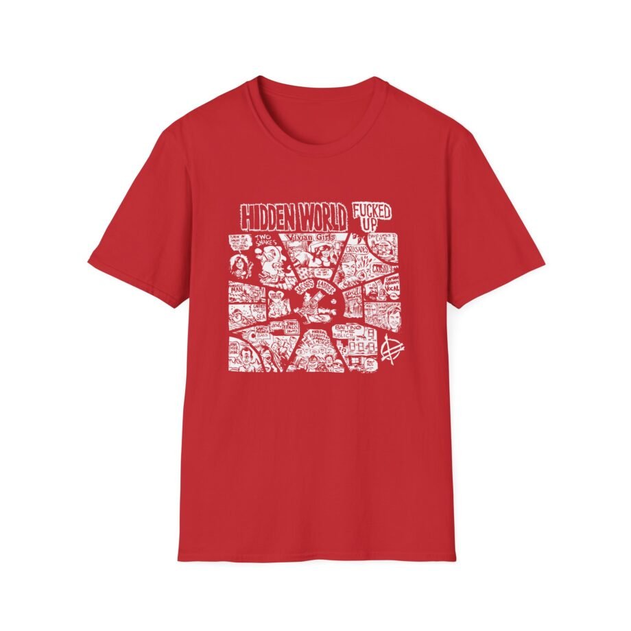 Fucked Up Hidden World Unisex Soft-style T-shirt
