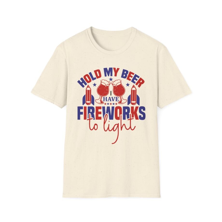 Hold My Beer  4th of July Unisex Softstyle T-shirt