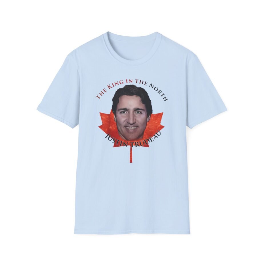 Justin Trudeau King in the North, Canada Unisex Softstyle T-shirt