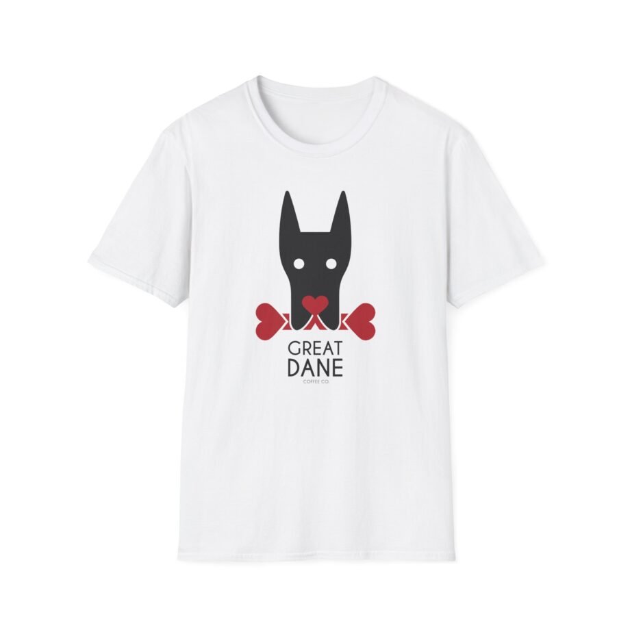 Great Dane Love Unisex Softstyle T-shirt
