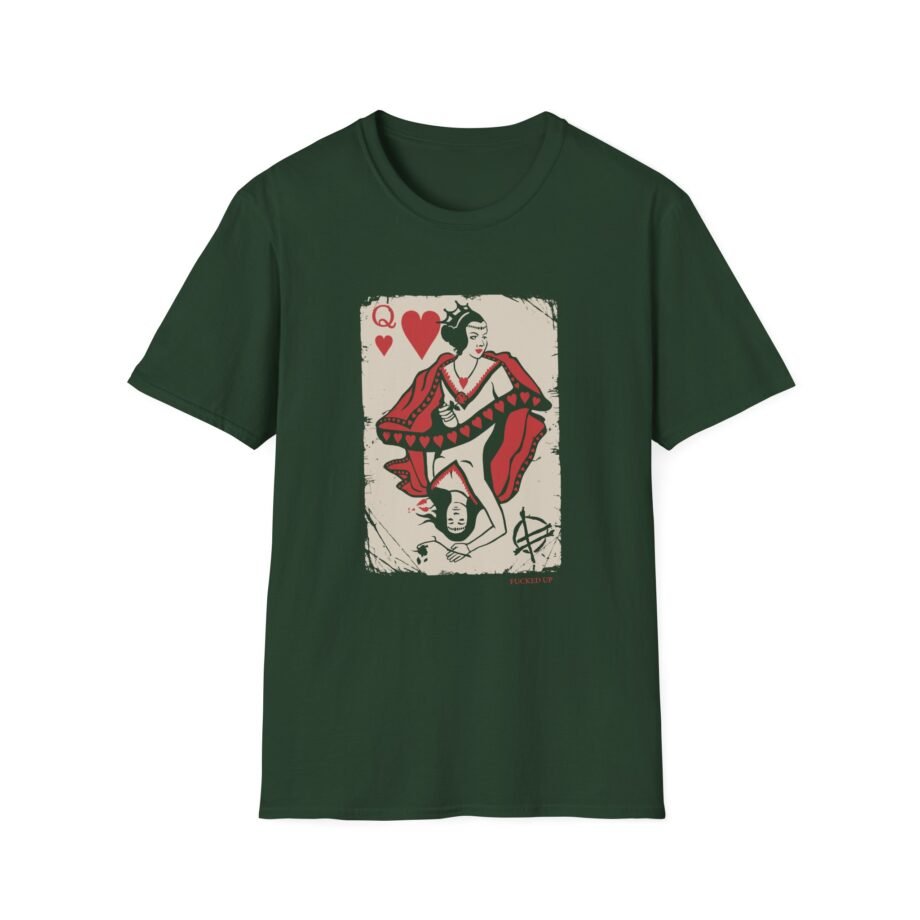 Fucked Up Queen of Hearts Unisex Soft-style T-shirt