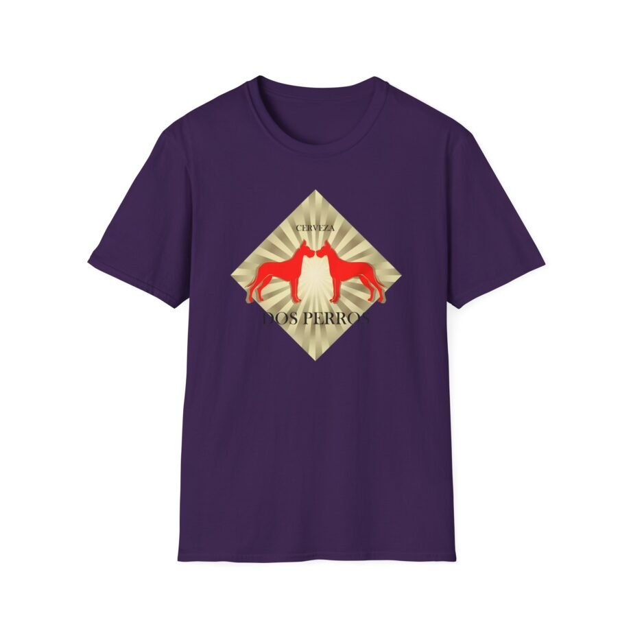 Great Dane Dos Perros Unisex Softstyle T-shirt
